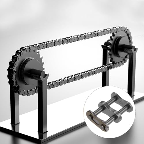 uxcell 8Pcs #80-2/16A-2 Double Roller Chain Connecting Links 25.4mm Pitch Carbon Steel Master Connector Link, Chain Master Links for 16A-2/#80-2 Chain - size: 25.4mm
