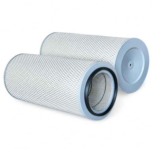 Industrial Dust Collector Cartridge Filter 13.84" x 26", Open/Closed 80/20 Media, Compatible with P511376