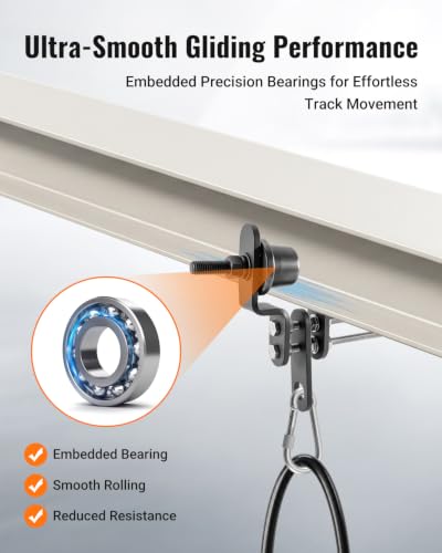 I-Beam Cable Trolley Festoon, Adjustable Wire Rope Carrier for Crane Track