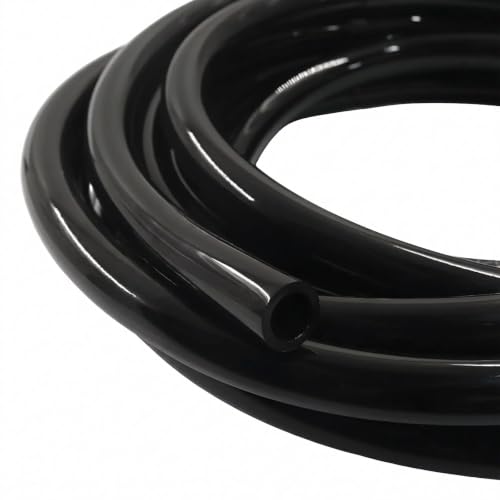 16ft 12mm OD x 8mm ID Pneumatic Tubing Pipe, (Black) - color: Black, size: 12mm OD x 8mm ID
