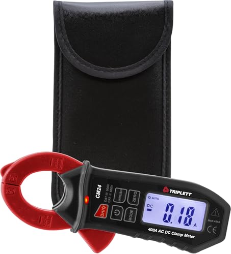 Triplett CM24 400A AC/DC Mini Clamp Meter with Inrush - size: CM24 True RMS Mini, style: Standard