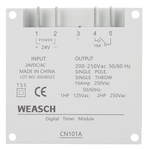 Timer Switch, DC/AC 24V 16Amp, Programmable Timer Time Relay Switch - size: AC/DC 24V