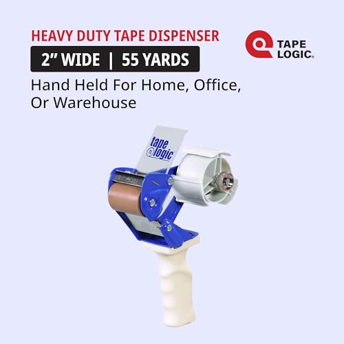 Tape Logic 2 Inch Packing Tape Dispenser Gun for Shipping Tape, Packaging Tape, Moving Tape, Box Tape, Carton Sealing, Mailing, Order Fulfillment, Warehouse, Office & Home Packing Supplies - size: 2" Tape Dispenser