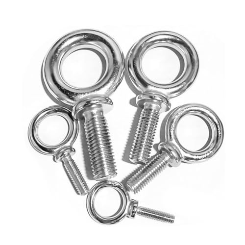 1/4"-20 x 1 UNC Lifting Shoulder Eye Bolts (20 Pack) - size: 1/4"-20 x 1", style: Pack of 20 (304 stainless steel)