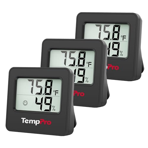 TempPro TempAir 3 Pack Hygrometer Indoor Thermometer for Home - size: Indoor Thermometer
