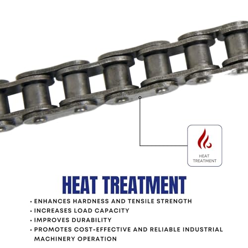 Jeremywell 40 Roller Chain 10 Feet with 2 Connecting Links for Go Karts, Mini Bikes, Scooters, ATV, MTV, Dirt Bike and Other Industrial Machinery - size: 10 Feet, style: 2 Master Link