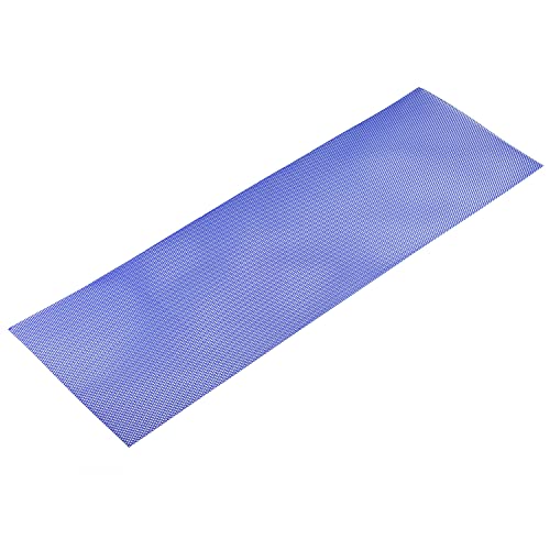 AggAuto Universal 40"x13" Car Grill Mesh 4x8mm Rhombic Hole Blue - size: 4x8mm Rhombus - Blue