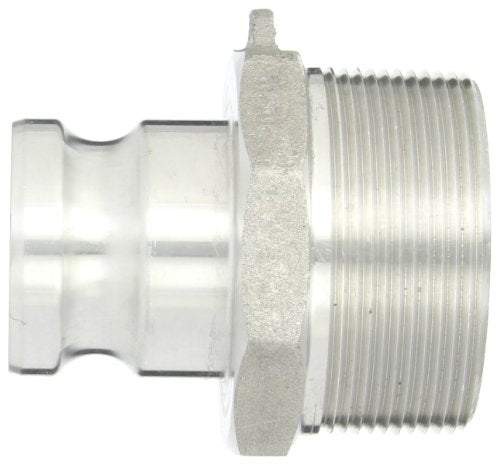 Dixon Valve 2030-F-AL Aluminum 356T6 Type F Cam and Groove Fitting, Reducing Coupling, 2" Male Adapter x 3" NPT Male