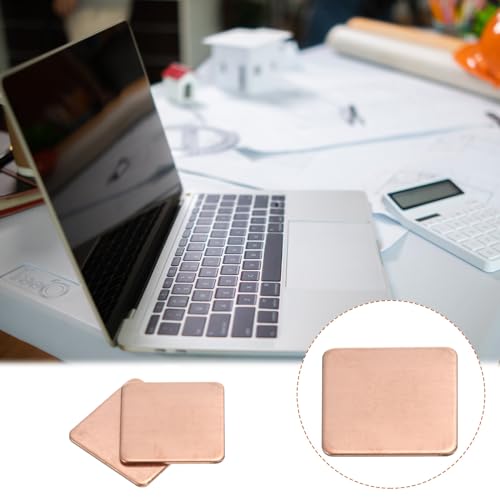 MECCANIXITY Heatsink Copper Pad Shim 20mm x 20mm x 1mm Thermal Conductive Heat Sink for Electronic Chip Cooling Pack of 6 - size: 20mm x 20mm x 1mm