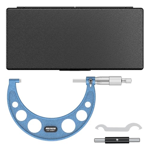 HDLNKAK Outside Micrometer 4-5", 0.0001" Graduation Micrometer Set - color: 1 piece set 4-5“