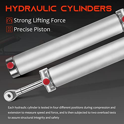 A-Premium 2-PC Set Convertible Top Hydraulic Cylinders Lift Arms