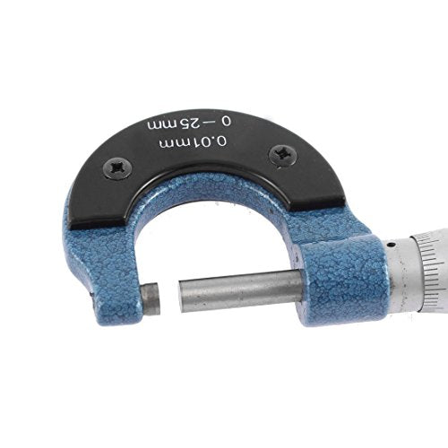 Outside Micrometer,0-25mm Measuring Range, 0.01mm Graduation