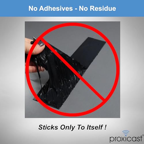 Proxicast Self Fusing Silicone Tape Waterproof - 1.5" x 15' Roll - Black - color: Black