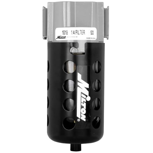 Milton 1018 1/4" NPT Polycarbonate FRL Micro Filter, United States - size: 1/4" NPT