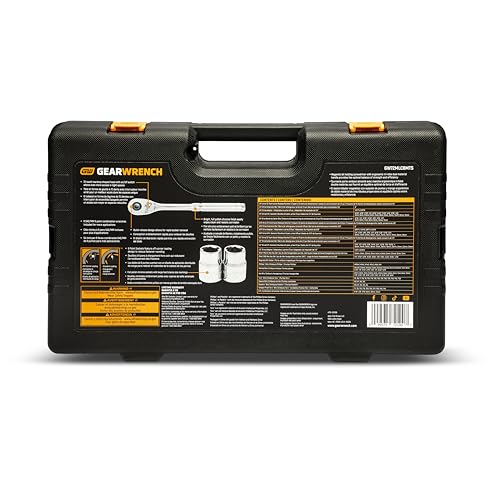 GEARWRENCH 202 Piece 72T 6 Point SAE/mm Mechanics Tool Set | GW72MLCBMTS - style: 202 Piece