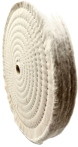 10" x 3/4" 80-Ply Fine Muslin Buffing Wheel, 1 Pack
