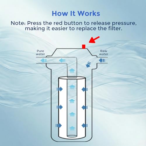 WH-10HD 10" x 4.5" Whole House Water Filter Housing