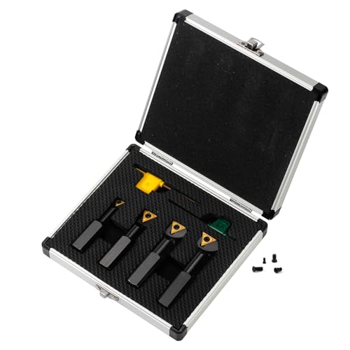 OSCARBIDE 3/4" Shank Stubby Indexable Boring Bar 4-Piece Set