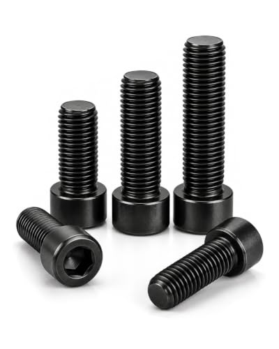 IMSCREWS M2-0.4 x 8mm Black 304 Stainless Steel Socket Head Cap Screws, Natural Non-Fading Finish, Rust Resistant Hex Allen Bolts for 3D Printer RC Models 100Pcs - size: M2-0.4 x 8mm