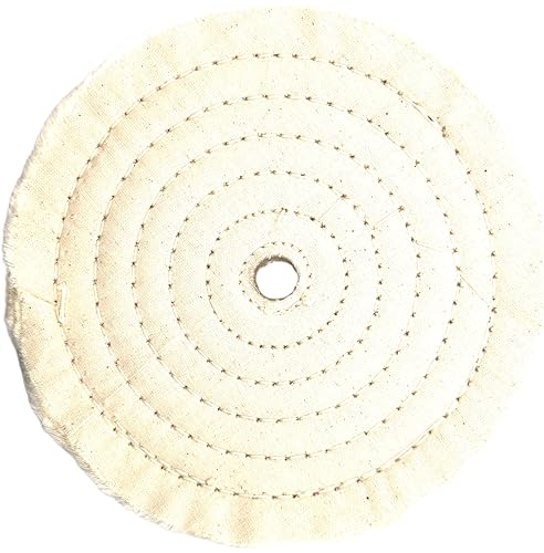 Buffing Wheel 8" x 5/8", 40 Ply, 2 Pack