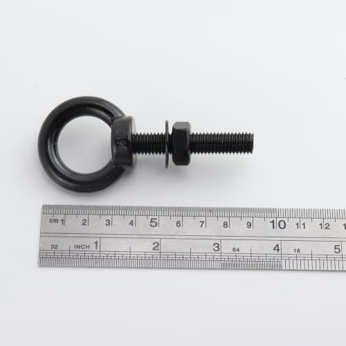 Antrader Eye Bolt,M10 x 50mm(3/8"x2") Machinery Shoulder Lifting Eyebolt - size: M10 x 50mm