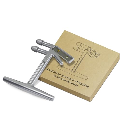 Heavy Duty Banding Strapping Tensioner & Cutter Manual Packaging Tools for 1/2"-3/4" Width Polyproplyn Poly Strap(Portable) - color: PP Portable, size: 1/2-3/4in