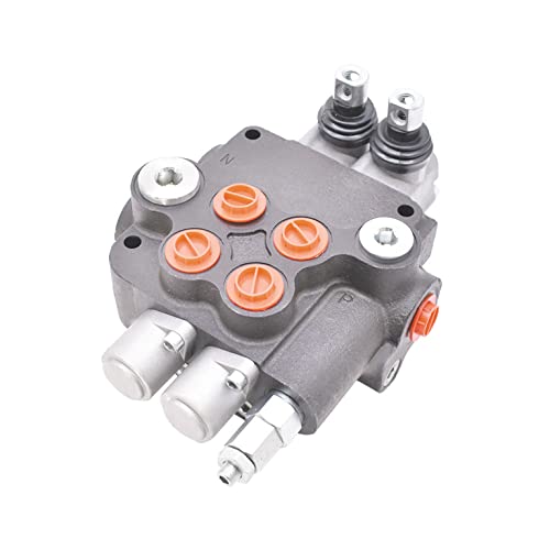 2 Spool Hydraulic Directional Double Acting Control Valve