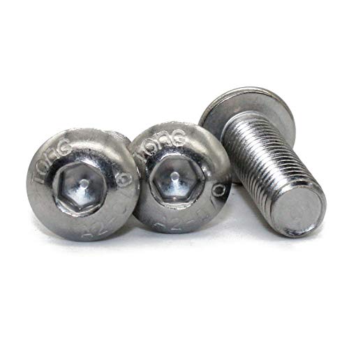 Fullerkreg M6-1.0 x 25 mm Button Head Socket Cap Screws - size: M6 x 25mm