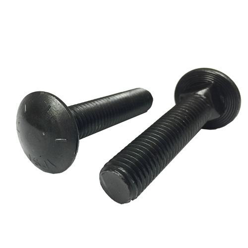 (5) 5/8-11X3 Grade 8 Full Thread Carriage Bolts Plain