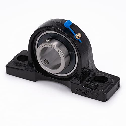 XIKE UCP207-21 Pillow Block Bearing, 1-5/16 Inch Bore, Self-Aligning Mounted Bearing Unit, 4-Pack - size: UCP207-21x4-US