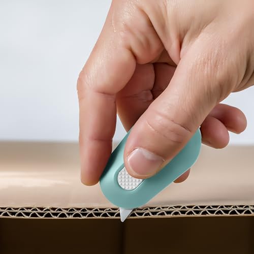 Slice Mini Box Cutter | Manual Retracting | Safe Ceramic Box Cutter Lasting 11x Longer than Metal | Box Opener | 1 Pack | Mint - color: Mint, size: 1 Pack