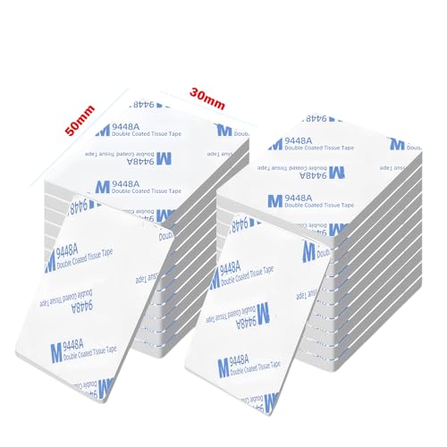 Double Sided Adhesive Pads,Heavy Duty Mounting Tape,Super-Sticky White Strong Pads,Rectangle Shape 36 Pcs 2 Sided Sticky Waterproof Tape,Removable Double-Sided Foam for Hanging Walls - color: Pack of 36 Rectangles