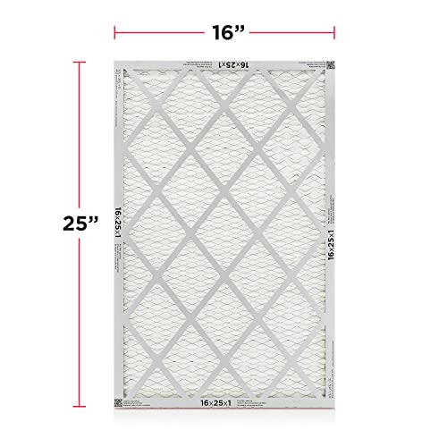Frigidaire 16x25x1 Air Filter, MERV 11 Pleated Furnace AC Filters, 6 Pack - size: 16 x 25 x 1, style: Merv 11