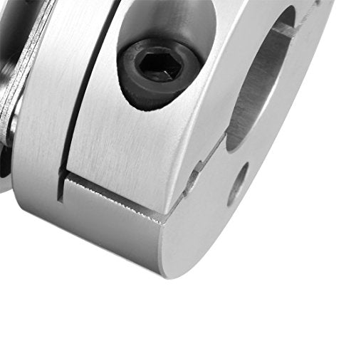uxcell 14mmx14mm Clamp Tight Motor Shaft 2 Diaphragm Coupling Coupler - size: 14-14mm