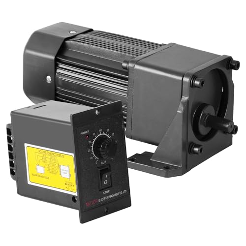 JIAWANSHUN 250W High Torque AC Gear Reducer Motor 0-135RPM(10K)