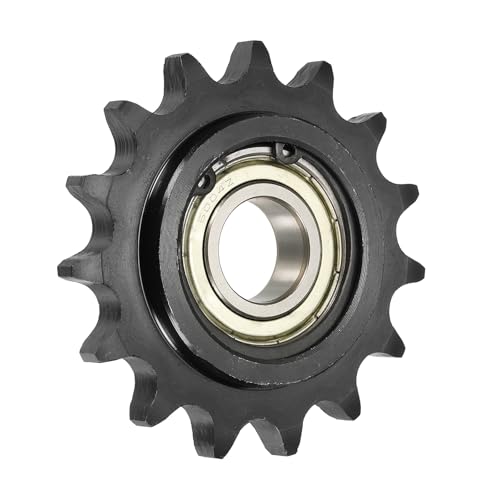 uxcell #50 Roller Chain Idler Sprocket, 20mm Bore 5/8" Pitch 15 Tooth - size: 20mm Bore 5/8" Pitch 15 Tooth