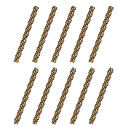 uxcell 40pcs Fully Threaded Rods 1/4 x 2-1/2" All Thread Studs Carbon Steel - size: 1/4 x 2-1/2 Inch
