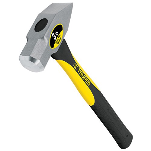 Truper 30942 3-Pound Cross Peen Hammer, Fiberglass Handle, 16-Inch - size: 3-Pound Cross Peen Hammer, style: Fiberglass Handle