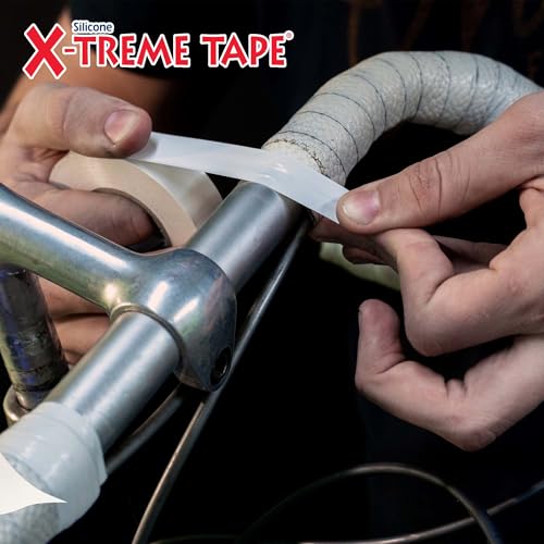 X-Treme Tape Self Fusing Silicone Tape - 1 Inch x 10 Ft Roll - White - color: White, size: 1" wide x 10 ft long