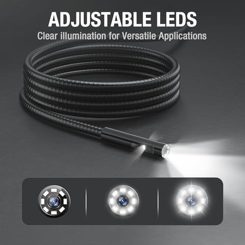 Teslong Triple Lens 16.5FT Borescope Camera for Automotive/Home/Wall/Pipe - size: 16.5FT