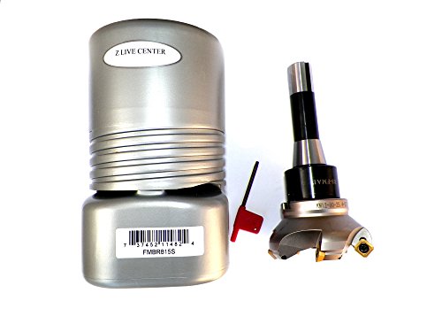 3.15" Face Shell Mill Cutter 45 Degree 5 Flutes R8 Face Milling Cutter W Inserts