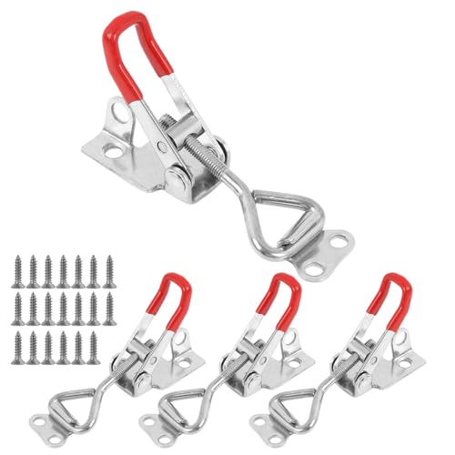 4 Pcs 4001 Toggle Latch Clamp, Stainless Steel Draw Latches