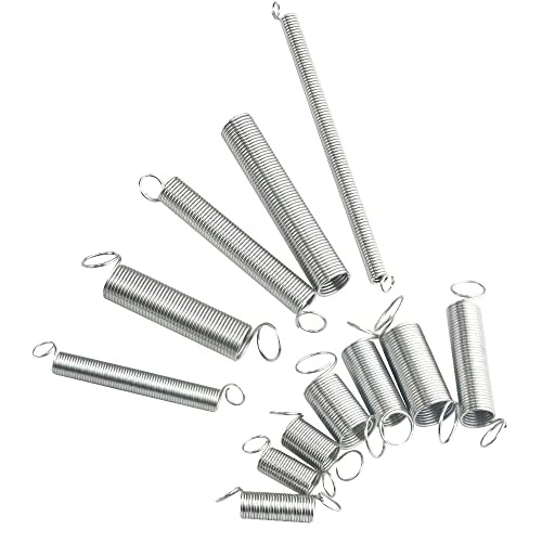 Extension Spring Assortment Kit, Zinc Plated Compression and Extension Springs Replacement Kit for Home Repairs & DIY, 200 PCS