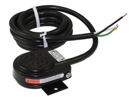 491-SC36MP Compact with Mounting Plate Foot Switch, Electrical, Single Pedal, Momentary, SPDT Wired Normally Open, No Guard, Black