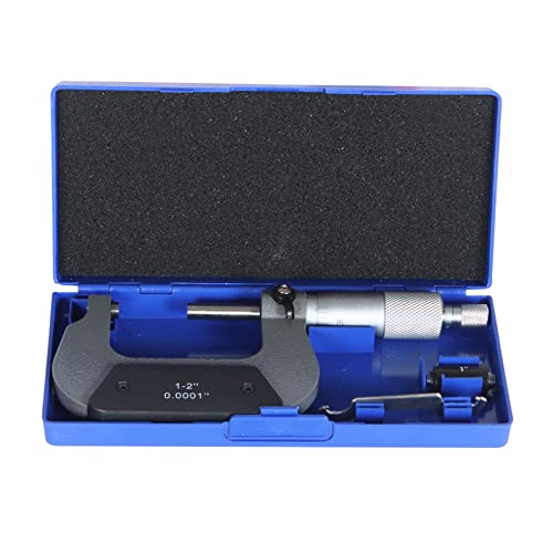marddpair Outside Micrometer 1‑2 Inch Measuring Range, 0.0001 Inch - size: 1-2 Inch