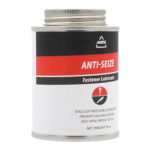 AGS Automotive Solutions Brush Top Can Thread-Magic Anti-Seize Lubricant for Bolts and Screws, 8 Ounces - size: 8oz