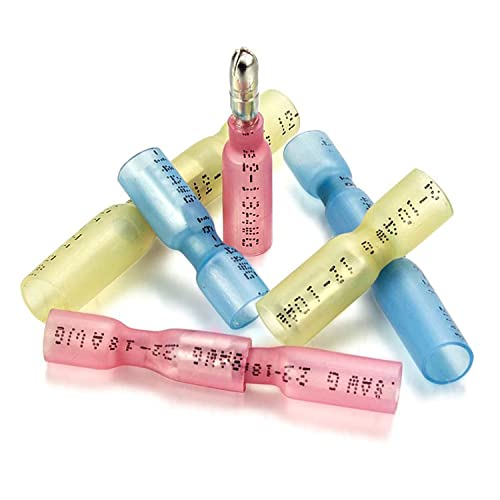 240Pcs Heat Shrink Butt Terminals, Insulated Female Male Connectors - size: Boxed - 3Colors - 240Pcs - 3Size
