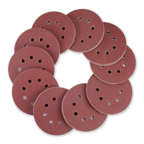WORKPRO Sanding Discs, 5-Inch 120 Grit 8-Hole Hook and Loop, 150 Pack - style: 150PCS 5 Inch 120 Grit