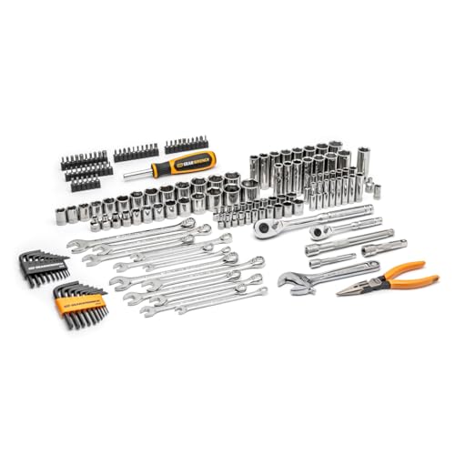 GEARWRENCH 168 Piece 1/4" & 3/8" Drive 72T 6 Pt Pro Tool Set | GWPRO168A