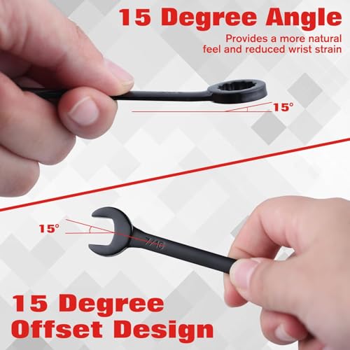 10PCS Mini Wrench Set Standard SAE 5/32"-7/16" - size: SAE